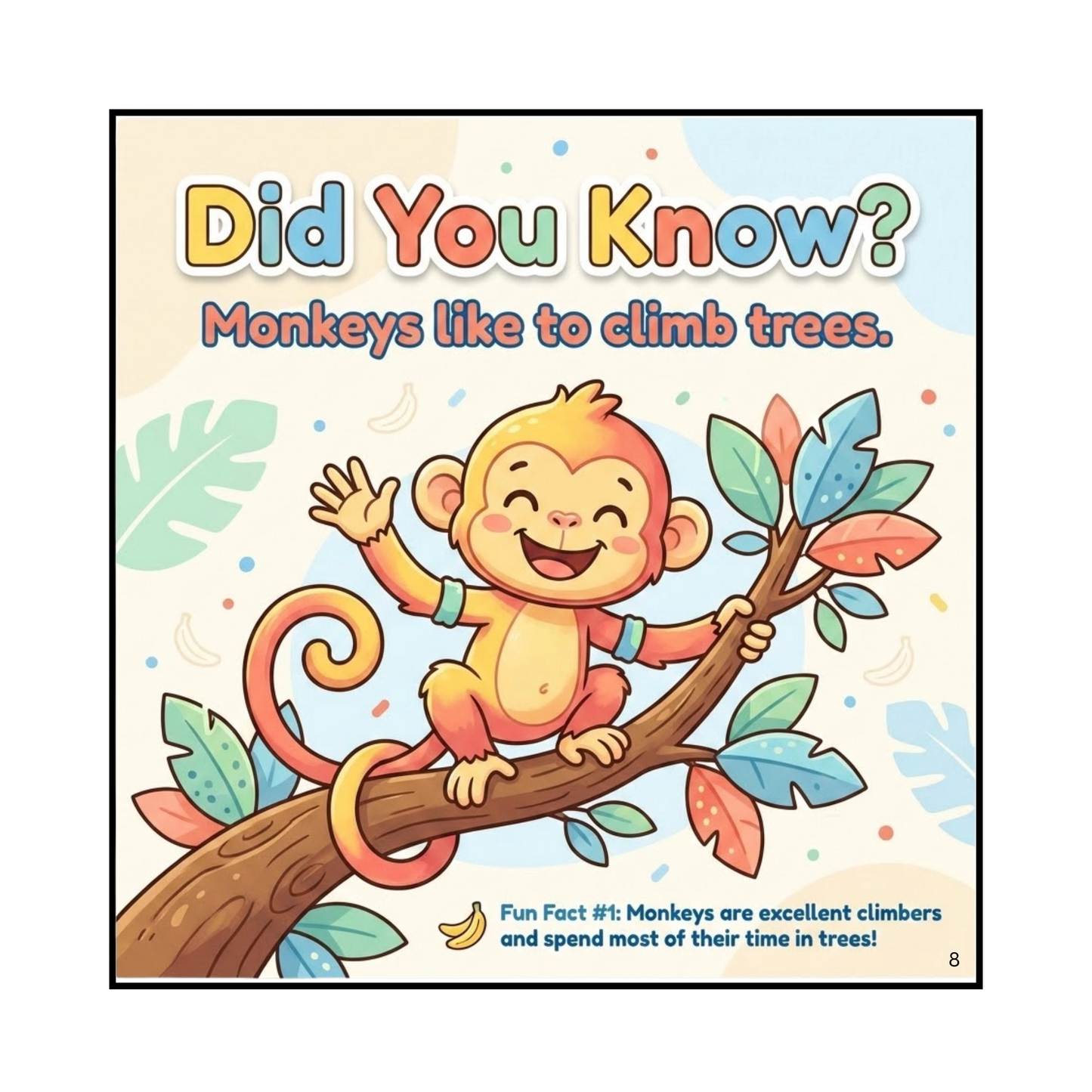 Fun Science Facts for Kids: Animals, Space & the Human Body : Did You Know Facts for Curious Kids: Educational Facts About Animals, Space, and the Human Body for Ages 4-8