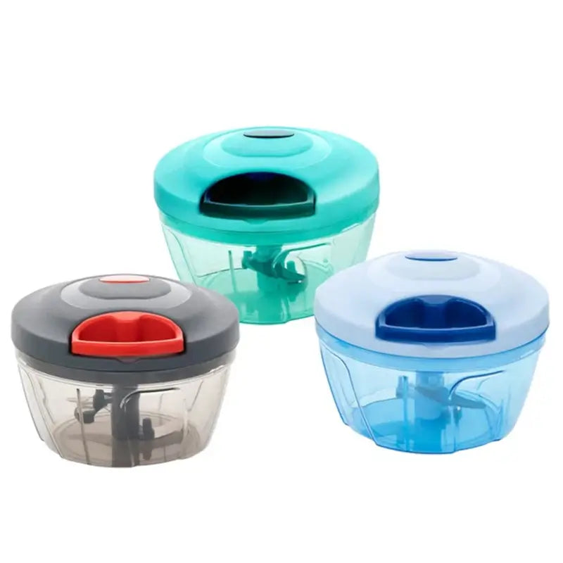 Manual Food Chopper, Compact & Powerful Hand Held Vegetable Chopper / Blender ( multicolor, 0 )