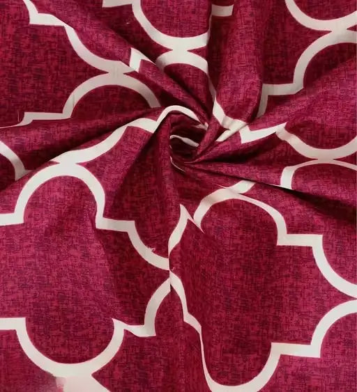 Cotton Checked Fitted Bedsheet – Single Size ( default, Single )