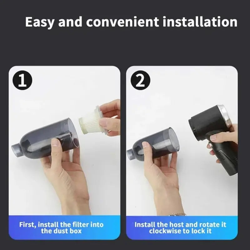 3 in 1 Mini Car Vacuum Wireless, Rechargeable, Blower & Dust Cleaner for Car, Home & Keyboard ( default, Standard ).
