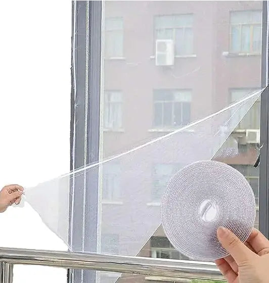 Mosquito Net for Window – Fiber Glass Mesh 5/4 feet Grey 200GSM Pack of 1 ( default, OS )