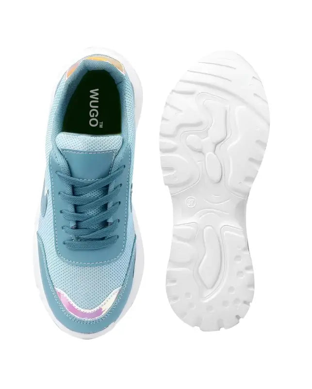 Latest Fashionable Casual Shoes | Lightweight Walking Sneakers | Gym Shoes for Girls & Women ( blue, 3 )