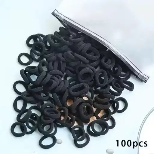 Colorful Fabric Hair Ties Set (300 pcs) – Multicolor Hair Accessories ( default, Standard )