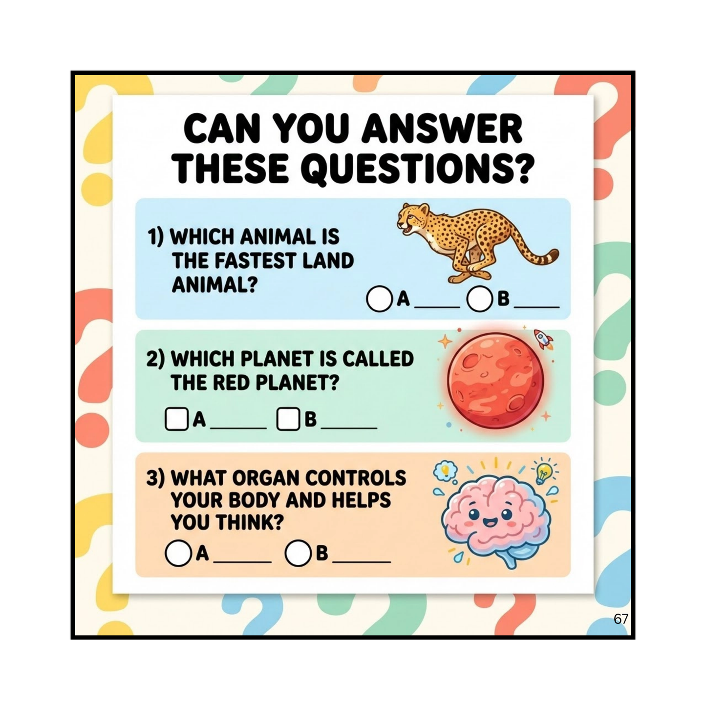 Fun Science Facts for Kids: Animals, Space & the Human Body : Did You Know Facts for Curious Kids: Educational Facts About Animals, Space, and the Human Body for Ages 8-12