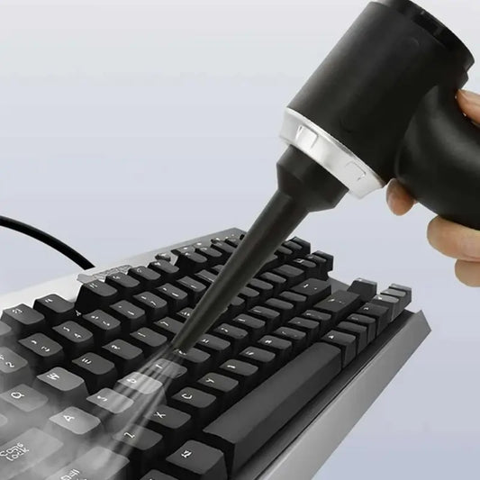 3 in 1 Mini Car Vacuum  Wireless, Rechargeable, Blower & Dust Cleaner for Car, Home & Keyboard ( default, Standard ).