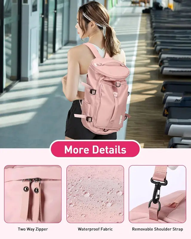 Rucksack Backpacks Travel Duffle Bags Luggage Bag with Shoes Compartment ( default, OneSize )