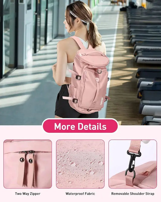 Rucksack Backpacks Travel Duffle Bags Luggage Bag with Shoes Compartment ( default, OneSize )