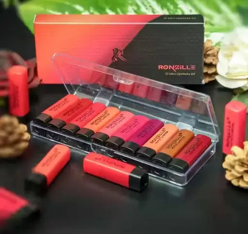 Pocket Matte Lipstick – Set of 10 Mini Lipsticks ( default, Standard )