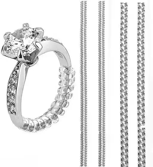 Invisible Ring Size Adjuster for Loose Rings – Ring Guard, Ring Sizer, 4 Sizes Fit Almost Any Ring ( default, Standard ).