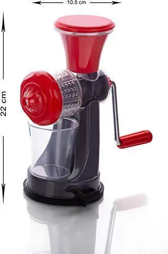 Manual Mini Fruit & Vegetable Juicer Portable, Non-Electric, Easy-to-Use Juicer with Strong Suction Base ( default, Standard ).