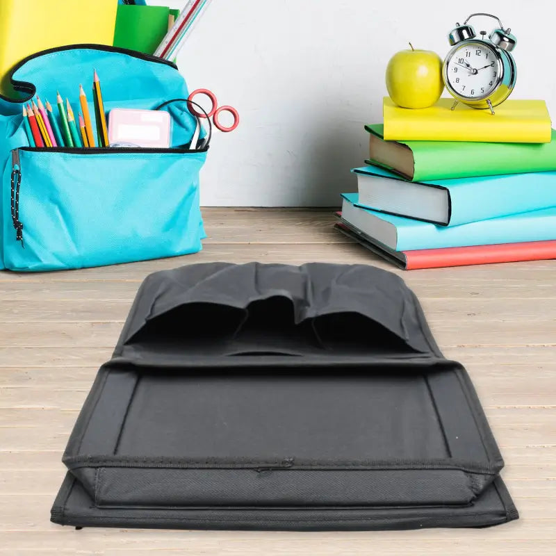 Sofa Arm Rest Hanging Storage Bag, Storage Bag for Sofa Ideal for Sorting Magazines iPad Books (Black) ( black, Standard ).