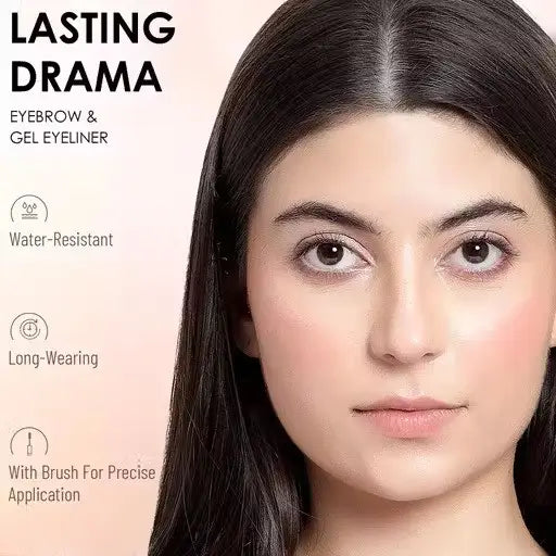 Beauty Waterproof Eyebrow & Gel Eyeliner – 2-in-1 Set ( default, Standard )