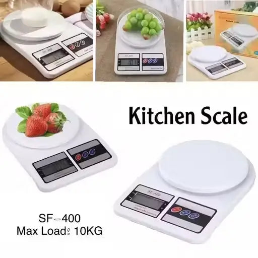 Digital Kitchen Weighing Machine with Backlit LCD Display ( white, OS )