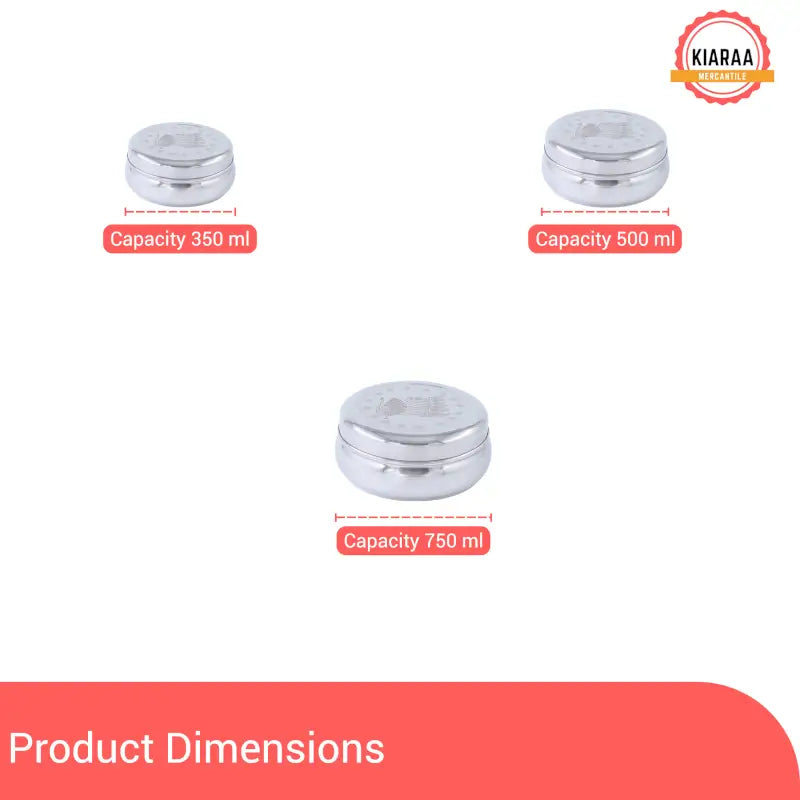 KIARAA 61 PIECE STAINLESS STEEL DINNER SET ( default, Free Size )