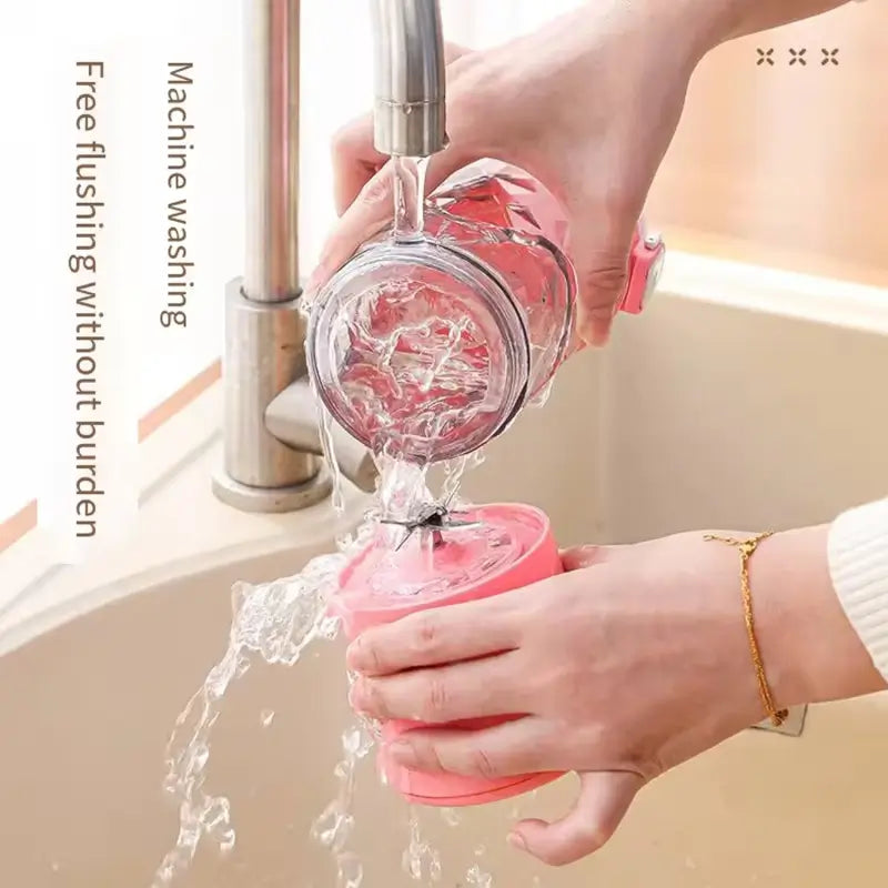 Electric Crusher Juicer With Multicolor Light, 8 Blades (600 ML / Multicolor) ( multicolor, Standard ).