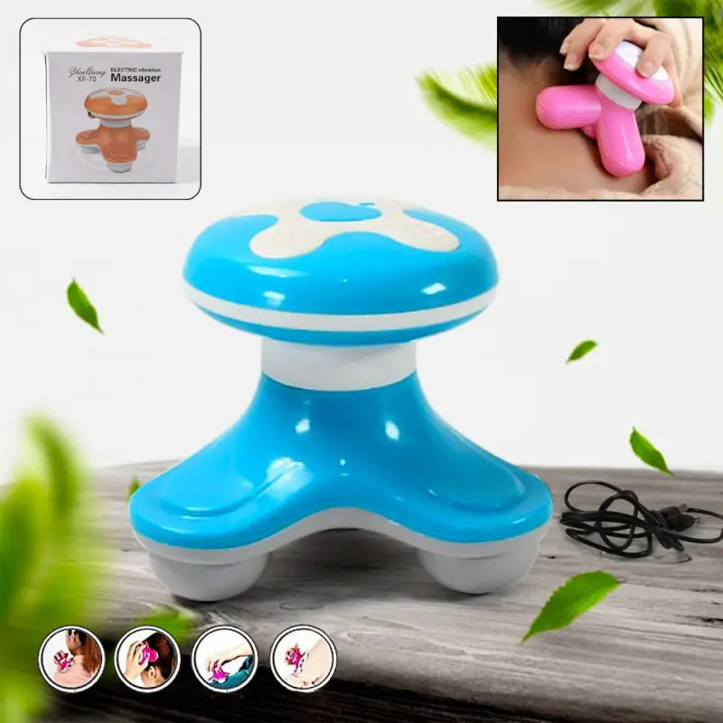 Multifunctional Mini Massager, Triangle Electric USB Massager, Automatic Switch, Relieve Fatigue, As a Gift (1 Pc / Battery Not Included) ( default, Standard ).