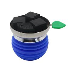 Silicone Metal Hookah Bowl Narguile Shisha Charcoal Holder Smoking Accessories