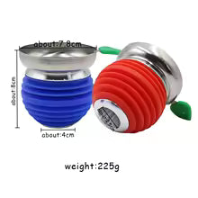 Silicone Metal Hookah Bowl Narguile Shisha Charcoal Holder Smoking Accessories