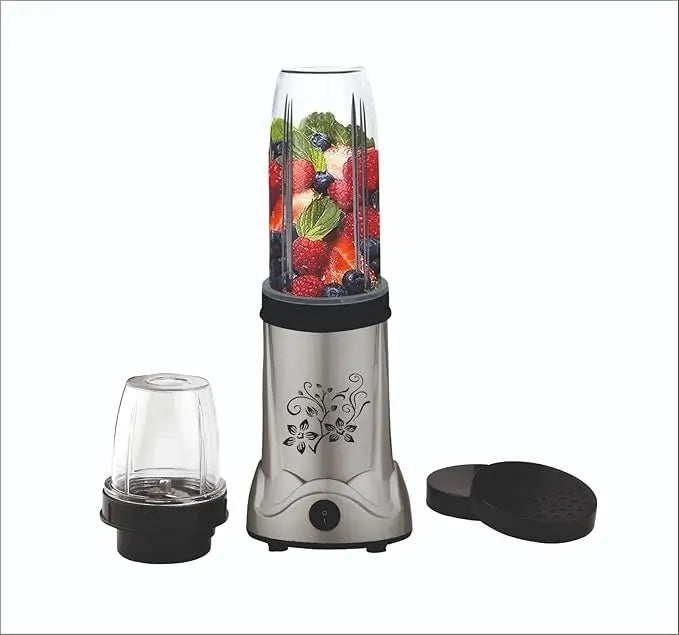 500W Mixer Grinder – Durable Plastic Body, Stainless Steel Jars & Blades, with Unique Jar Flow Breakers ( black, Standard )
