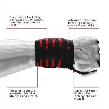 Weight Lifting Wrist Comfort Support (Free Size) ( default, Standard )