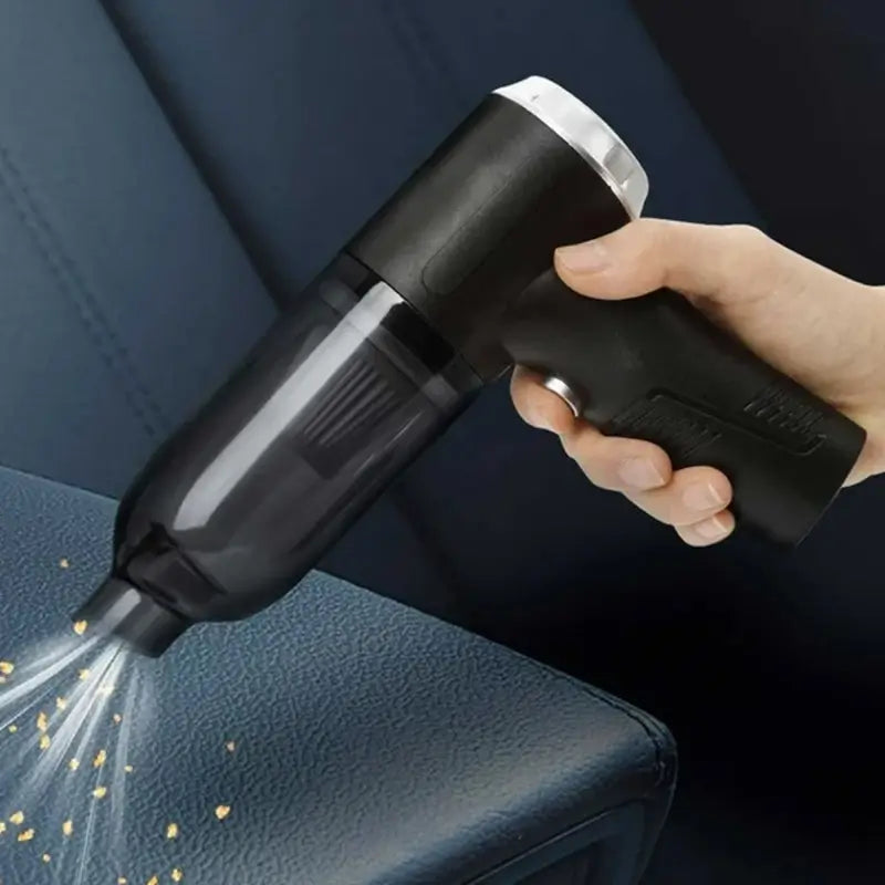 3 in 1 Mini Car Vacuum  Wireless, Rechargeable, Blower & Dust Cleaner for Car, Home & Keyboard ( default, Standard ).