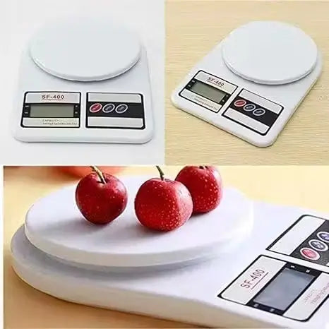 Digital Kitchen Weighing Machine with Backlit LCD Display ( white, OS )