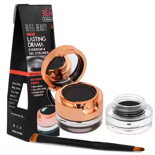 Beauty Waterproof Eyebrow & Gel Eyeliner – 2-in-1 Set ( default, Standard )
