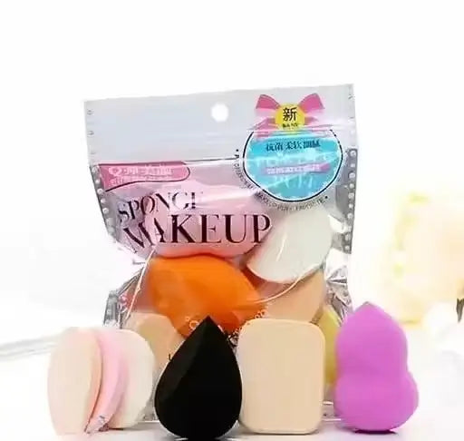 Professional FIX+ Makeup Brushes Green Colour Set of 13PCS with Beauty Blender ( default, OS )