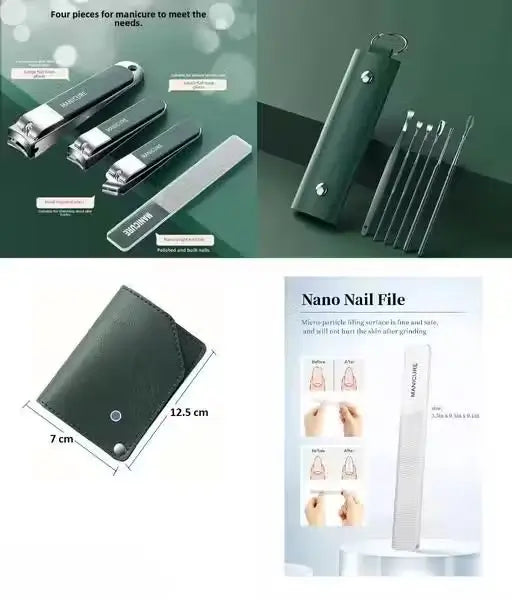 10-in-1 Stainless Steel Nail Clipper & Ear Cleaner Set ( default, Standard )