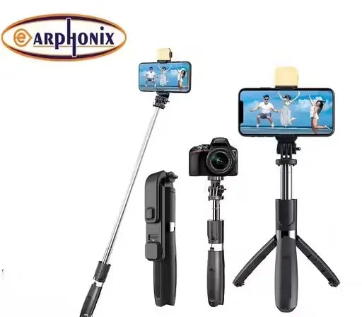 Bluetooth Extendable Selfie Stick – Wireless Remote Tripod ( default, Standard )